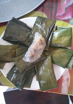 Hình của món Bánh lọc nhân đậu xanh. .