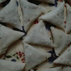 A picture of Chicken Qeema Samosa.