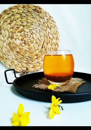 عکسی از دستور شربت هل و گلاب....
