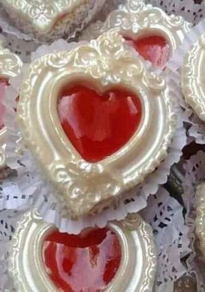 صورة لوصفة صابلي الكادر بالشوكولاتة 💞 البيضاء 😋