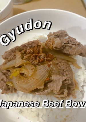 Foto resep Authentic Japanese Gyudon (gyudon yoshinoya)