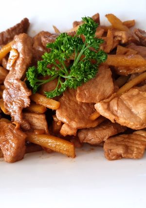 Foto resep Babi Jahe (Non Halal) bisa diganti daging sapi