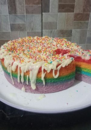 Foto resep Rainbow Cake kukus
