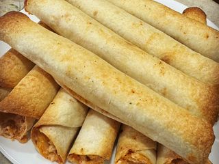 Easy Baked Chicken Taquitos