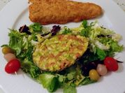 Una foto de polenta frita