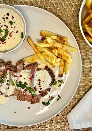 Une photo de Sauce au gorgonzola pour tagliatata de bœuf