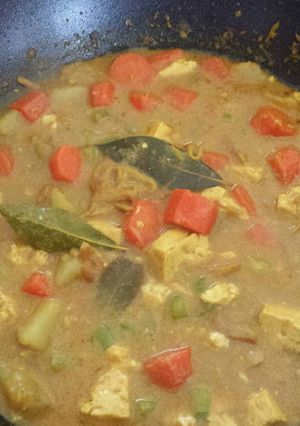 A picture of Vegan Curry (Cari).