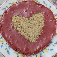 A picture of Red velvet fudge.