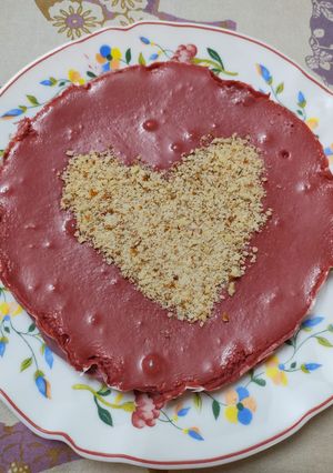 A picture of Red velvet fudge.