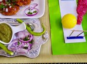 A picture of butter garlic idli