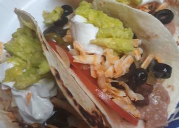 Easy Make Recipe Fajita Taco Hybrid Home Style