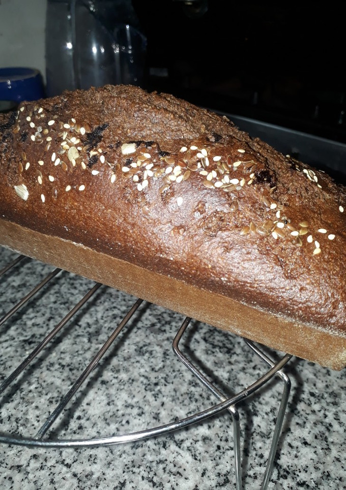 Una foto de Budín súper fácil de harina integral
