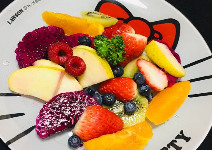 Ensalada De Frutas Energética🍓🍊🥝 😋👌 Receta De Yenit Julia Tajiri Cookpad