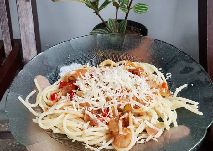 Wajib coba! Resep gampang memasak Spaghetti Saus Bolognese Homemade  sesuai selera