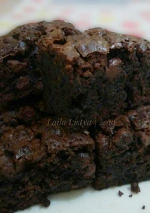 Foto resep Brownies panggang nyoklat irit & praktis