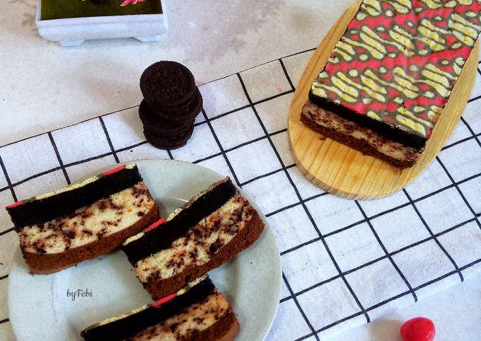 Resep Trio Chocomocca Batik Cake Oleh Baking With Otang Cookpad