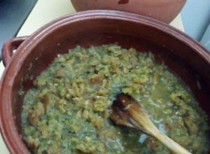 Una foto de Duro verde al pulque y tres chiles bien ranchero. Jalisco