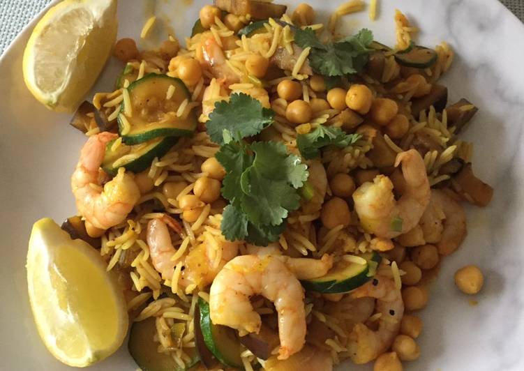 Spicy Moroccan Prawns