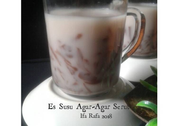 Es Susu Agar-Agar Serut