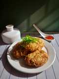 Crispy cheesy hash browns