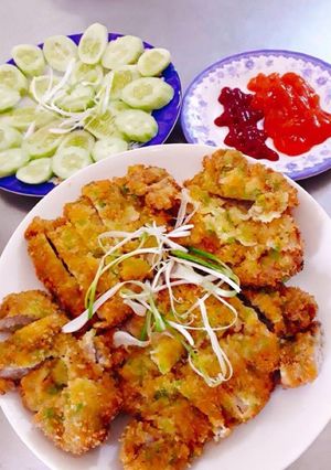 Hình của món Nạc dăm heo chiên giòn.