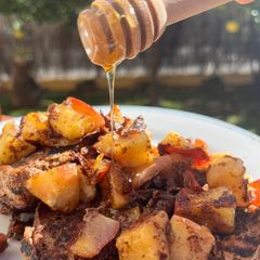 A picture of “Caramelized” Apples.