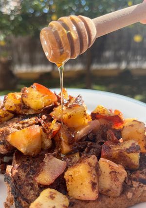 A picture of “Caramelized” Apples.