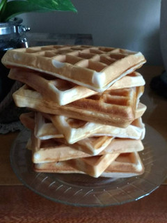 Una foto de Wafles de yogurt