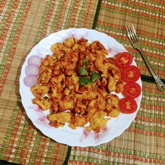 A picture of Bread Scramble Egg.