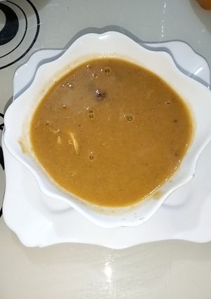 صورة لوصفة شوربة العدس الأحمر التركي