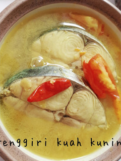 Foto resep Ikan tenggiri kuah kuning