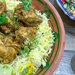 A picture of Sajji Rice.