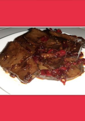 Foto resep Hati sapi masak Balado