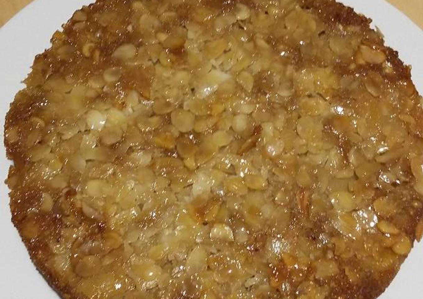 Gâteau pommes miel amandes