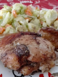Una foto de Ensalada rusa como guarnición
