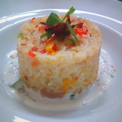 A picture of Roasted Pumpkin Risotto.