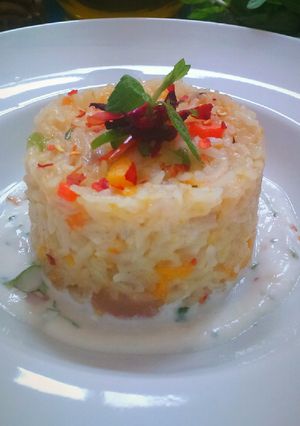A picture of Roasted Pumpkin Risotto.