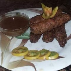 A picture of Fry Malai seekh kabab   sehri special.