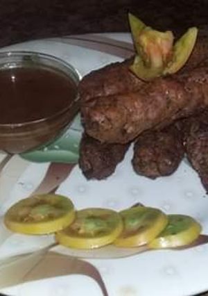 A picture of Fry Malai seekh kabab   sehri special.