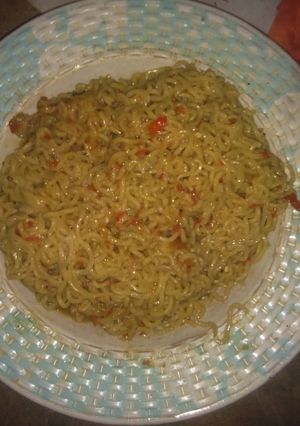 A picture of Simple noodles.