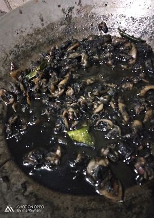 Foto resep Oseng Cumi tinta hitam