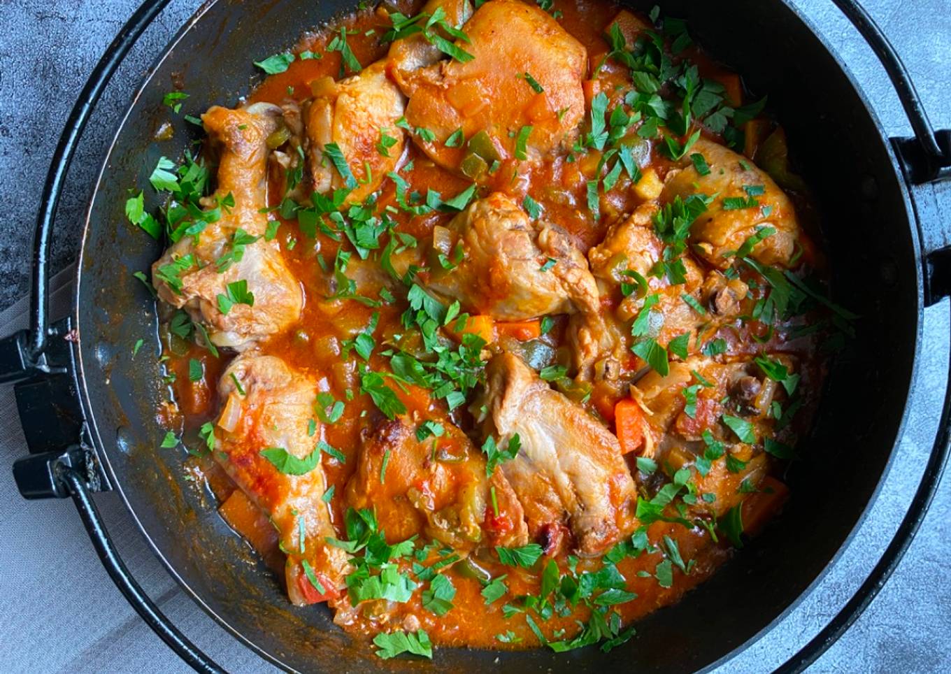 African chicken stew