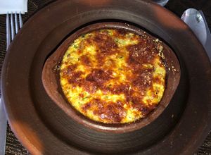 Una foto de Budín de zapallitos italianos con carne