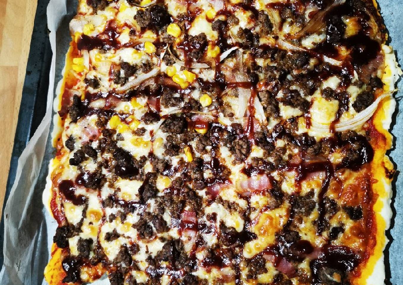 Pizza casera Barbacoa Sin Gluten