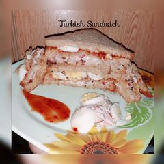 A picture of Turkish Sandwich.