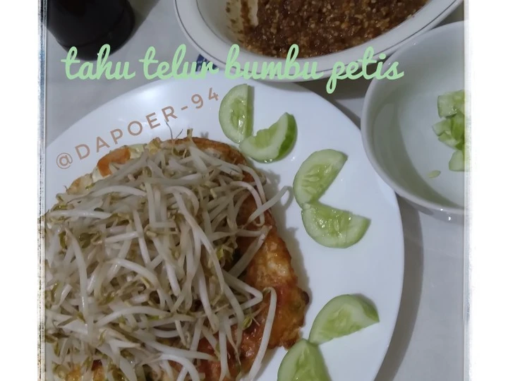 Langkah Mudah untuk Menyiapkan Resep 149. Tahu Telur bumbu petis yang Enak Banget Anti Ribet, Uenak Banget