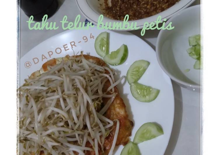 Resep Terbaru 149. Tahu Telur bumbu petis Praktis Enak