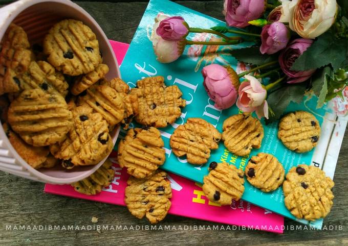 Crunchy choco cips cookies renyah