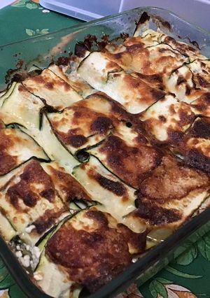 Une photo de Rouleaux de courgettes tressées farcis bœuf carotte