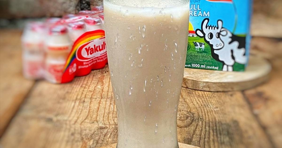 Resep Ice Yakult Milk Tea oleh anif agustina Cookpad